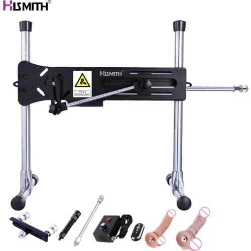 Hismith Vibrator APP Intelligent Remote Control Double Head Silicone Dildo Adapter Thrusting Premium Sex Machine KlicLok System