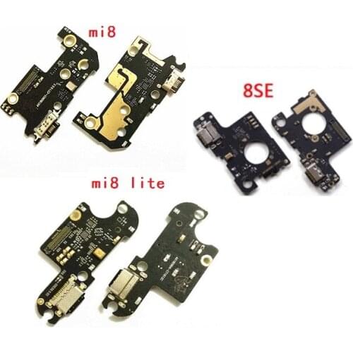 10pcs for Xiaomi mi8 Mi 8 8 Lite Mi8 SE 8se Charging Flex Cable Charging Board Charger Power USB Port Socket Dock Repair Part