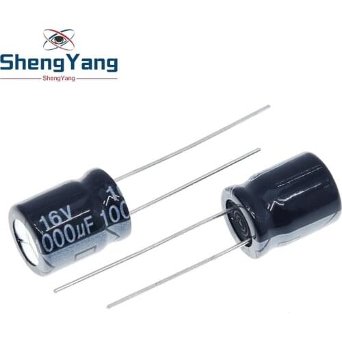 10PCS Higt quality 16V1000UF 10*13mm 1000UF 16V 10*13 Electrolytic capacitor
