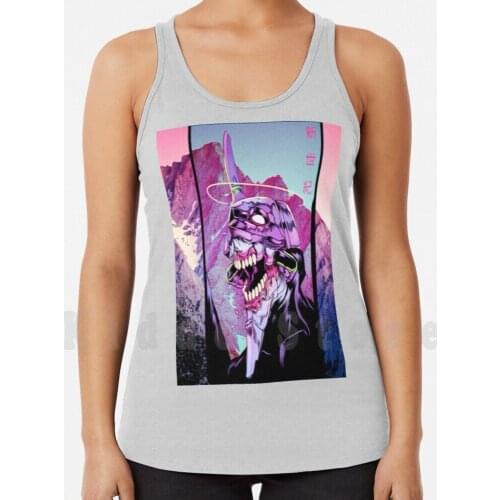 Evangelion Design 4 Tank Tops Vest Sleeveless Evangelion Eva01 John Wick Anime Anime90 Robot Sleeve Kanji Japan Net