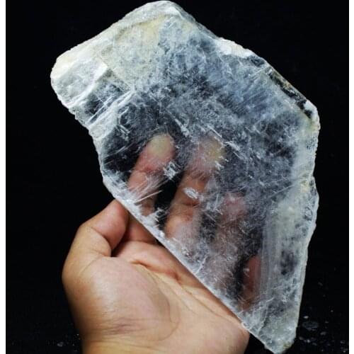 768g Selenite Slab Healing Crystals Reiki Gypsum Crystal Quartz Specimen