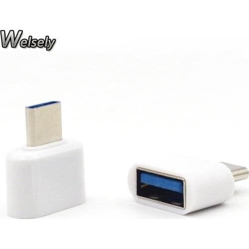 1pcs Usb Female to type-c Adapter OTG Adapter USB 3.1 for S8 Xiaomi mi6 5s huawei p10 p9 honor 9 Smartphones Tablets Accessories