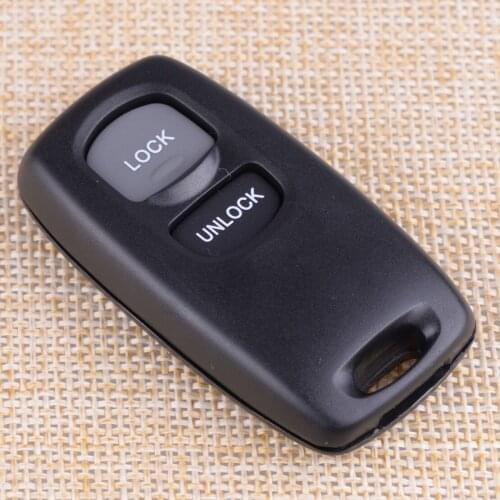 CITALL New 2 Buttons Remote Key Case Shell Keyless Fob Replacement Fit for Mazda 3 6 Series 2004 2005 2006 2007 2008 2009 2010
