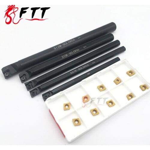 S06K-SCLCR06 S06K /S07K /S08K /S10K /S12M 95 degree spiral turning tool holder boring bar+10PCS CCMT060204 FT4025 carbide tool