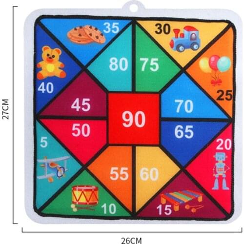 Children Dart Board Game Dartboard with 2pcs Sticky Balls Educational Toys Safe 425F