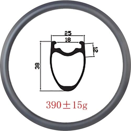 Ultralight 38mm x 25mm Tubeless Carbon rims all road gravel disc brake UD 3K 12K matte glossy 25mm width 16H 18H 20H 24H 28H 32H