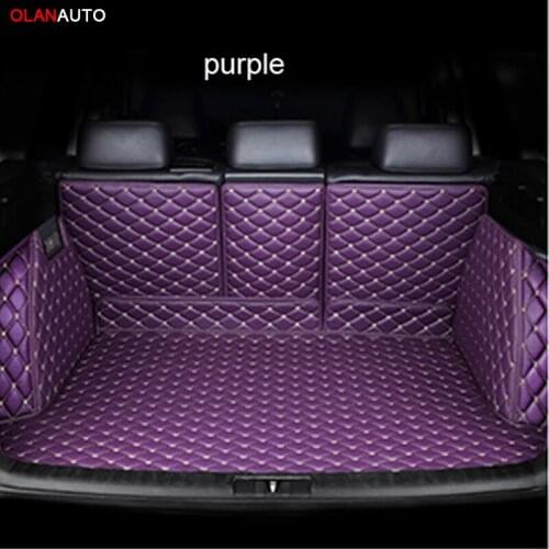 For Changan CS75 2019 2018 Car Trunk Mats Carpets Cargo Rear Boot Liner Rugs Cover Interior Accessories Protect Auto Styling