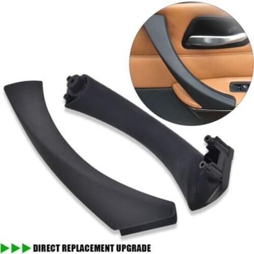Car Inner Handle Interior Panel Pull Trim Cover Gray Beige Black left Right For BMW 3 series 51417230850 51419150335 51419150340