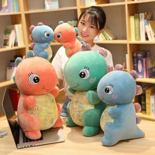 New Creative Cute Fat Dinosaur Plush Toy Soft Cartoon Dinosaur Stuffed Pillow Doll Baby Appease Toy Children Girlfriend Gift