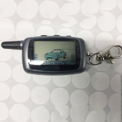 Factory A6 LCD Keychain Remote Control Key for Russian Vehicle Security Two Way Car Alarm Twage Starline KGB FX 3