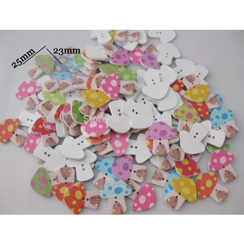 WB0273 Colorful wood buttons for children garment 200pcs mixed 2 holes sewing decorative accessories