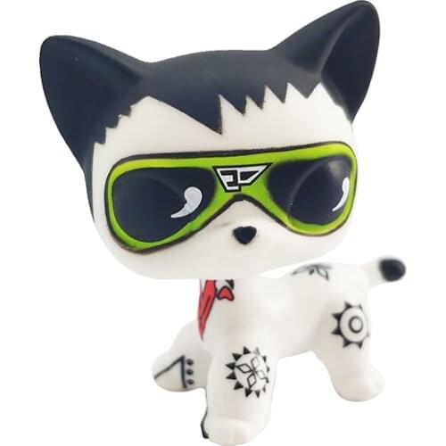 Rare animal pet shop lps toy dachshund dachshund dog brown original figure shepherd cocker spaniel great lps kids children gifts