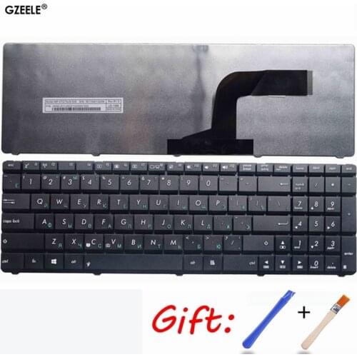 NEW Russian Laptop Keyboard FOR ASUS K53 X55A X52F X52D X52DR X52DY X52J X52JB X52JR X55 X55C X55U K73B NJ2 RU Black