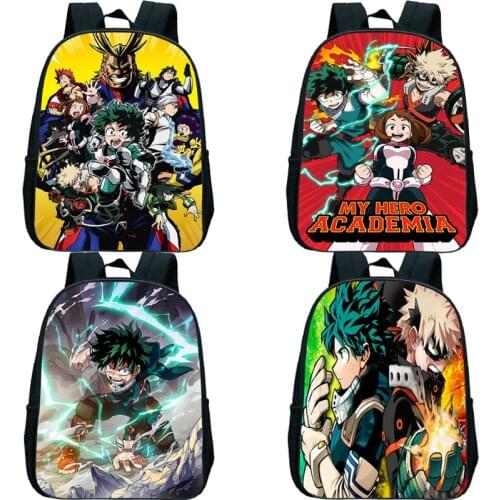 Anime Boku no Hero Academia Backpack for Boys Girl Kindergarten School Bag Izuku Deku MHA Rucksack Kids My Hero Academia Backbag