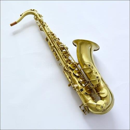 Tenor Saxophone Bronze Green drawing Bb Flat Tenor Brass playing professionally Musical Instruments Saxophone free case