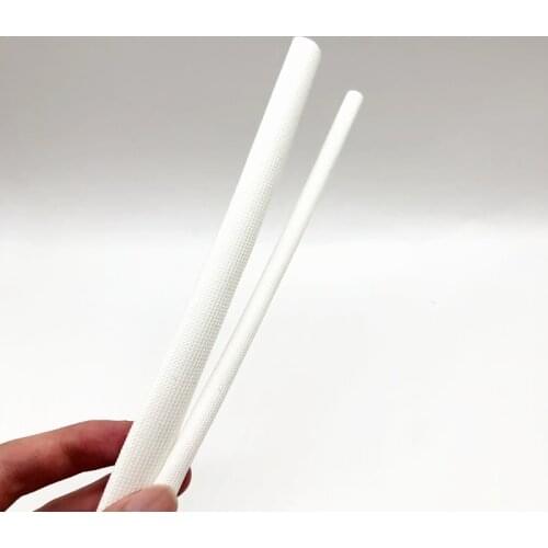 600 Deg High Temperature Braided Soft Chemical Fiber Tubing Insulation Cable Sleeving Fiberglass Tube 1-25mm Diameter