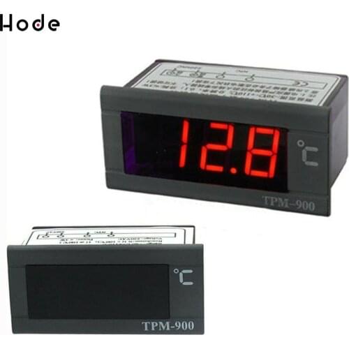 TPM-900 Digital Temperature Controller LED Display Thermostat Pyrometer With Heating Cooling Switch NTC Thermister