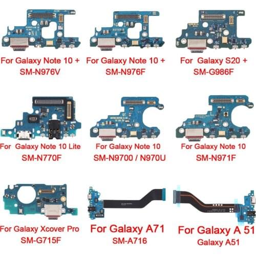 USB Charging Port Board For Samsung Galaxy Note 10 + 5G SM-N976V/S20/SM-N976F/10 Lite SM-N770F/10 SM-N9700/N970U/SM-N971F/A71/51