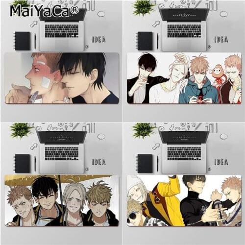 Maiya High Quality Manga 19 days Rubber PC Computer Gaming mousepad Rubber Computer Gaming mousepad