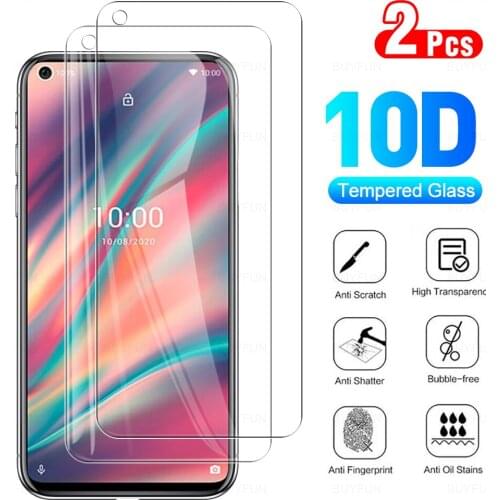2Pcs HD Full Cover Protective Glasses For Wiko View 5 Plus Phone Glass Screen Protector Film For Wi Ko View5 5Plus 6.55" 2020