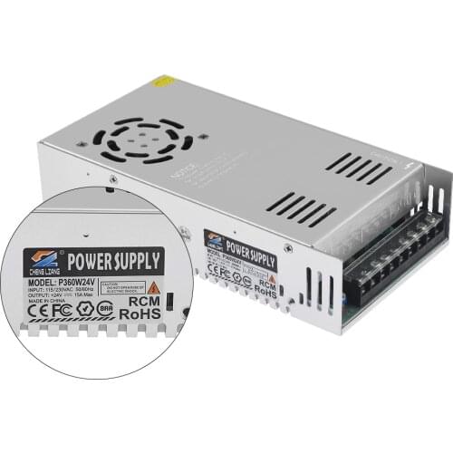 24V15A360W switching power supply Sapphire Pro printer adapter led strip light transformer 12v for 3d printer part CL-C/P360W24V