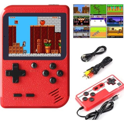 3 inch Handheld Game Consoles 400 IN 1 Retro Video Game Console 8 Bit Game Player Handheld Game Players Gamepads for Kids Gift