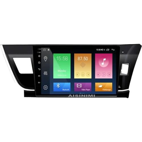 AISINIMI Android 10 Car Dvd Player navigation For Toyota Corolla Altis Right hand drive Car Audio Gps Multimedia Stereo Monitor