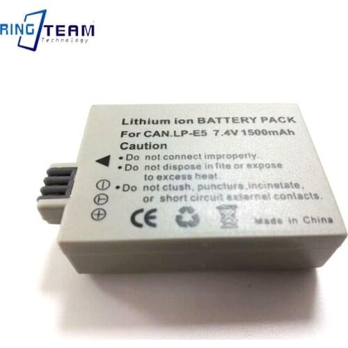 Rechargeable Digital Battery LP-E5 LPE5 for Canon EOS Rebel XSi XS T1i 450D 500D 1000D Kiss F X2 X3 Digital Cameras