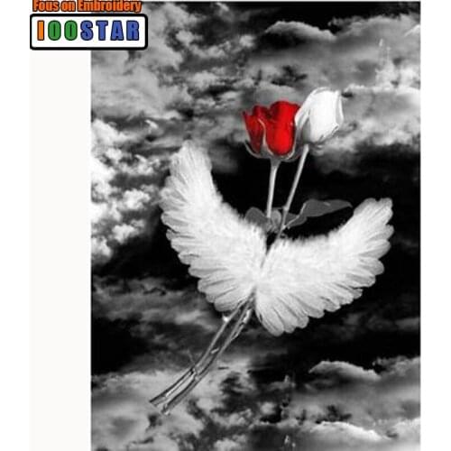 Diamond Painting Cross Stitch Flower Mosaic Rhinestone 5D Diy Diamond Embroidery Needlework Home Decor