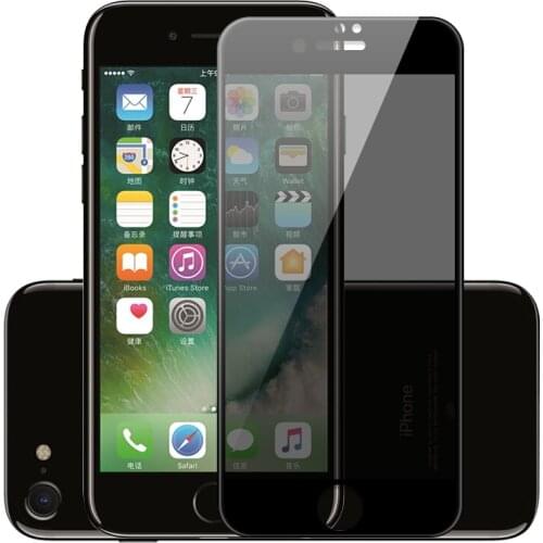 Antispy Tempered Glass For iphone11 Pro Ma8 7 plus Privacy Screen Protector Full Cover Glass For iphoneX XS MAX XR Privacy Glass