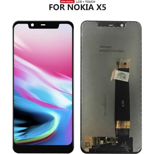 LCD For Nokia X5 LCD Display Touch Screen Glass Digitizer Assembly For Nokia 5.1 Plus LCD Dispaly Touch Screen + Tools