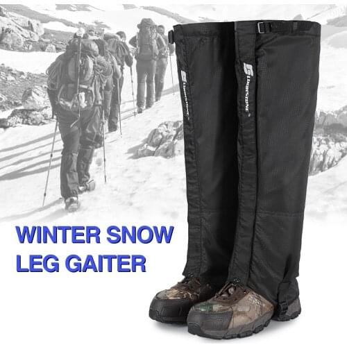 Long Gaiters Thermal Water-resistant Legs Protection Cover Skiing Snowboarding Gaiters Skiing Outdoor Winter boots Oxford Cloth