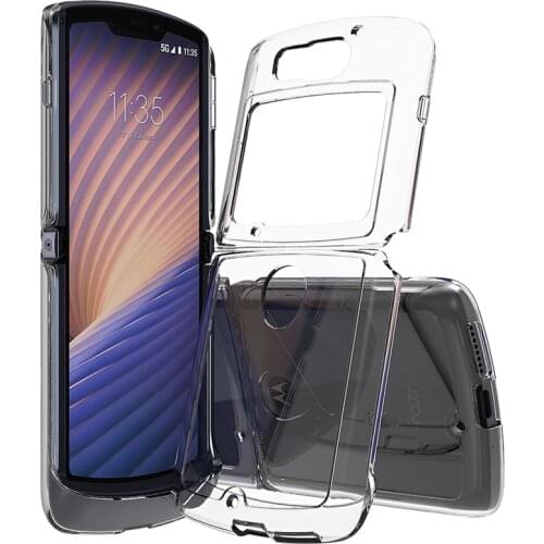 For Moto Razr 5G Case IMAK UX-5 Soft TPU Shockproof Phone Shell Silicone Back Cover Case for Motorola Moto Razr 5G