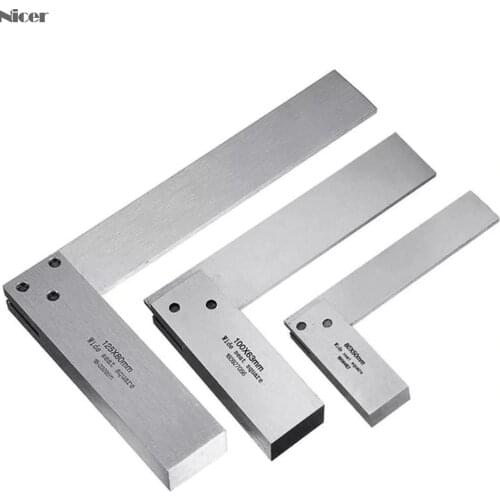 Machinist Square 90 Degree Right Angle Engineer Set Precision Ground Steel Hardened Angle Ruler gauge square ruler Protractor