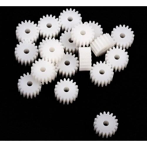 Hot 18/20 Teeth Plastic Gear Model 182A/182.5A/202A/C202A 0.5 Modulus Toy Motor Transmission Parts Accessories 10~50pcs Hardware