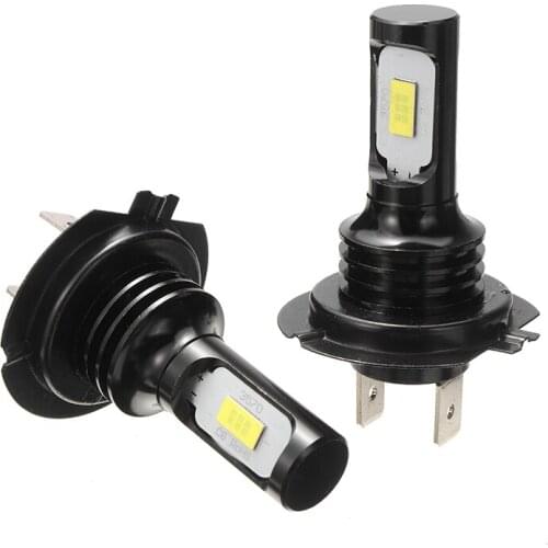 Mayitr 2pcs H7 LED High/Low Headlight Kit Bulbs Beam 6000K Canbus Fog Turn Signal Width Lamp Accessories Parts