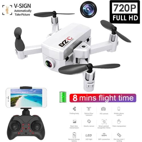Mini Drone HD Single Camera and Optical flow Wide angle HD Dual Camera Drone quadcopter Smart face recognition follow Helicopter