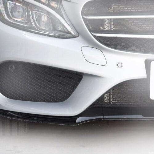 W205 Front Bumper Lower Molding Trim Black Color High Quality Same As Original Car Accessories For Mercedes Benz C Class