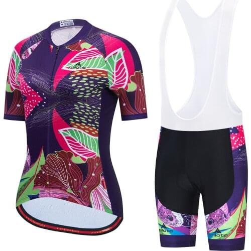 Pro Team Cycling Jersey Set Women Summer Bike Clothes MTB Ropa Ciclismo Bicycle Uniforme Maillot Quick Dr
