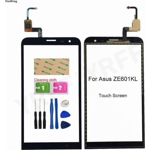 6inches Touch Screen For Asus Zenfone 2 Laser ZE601KL Touch Screen Digitizer Sensor Glass Panel Replacement Part