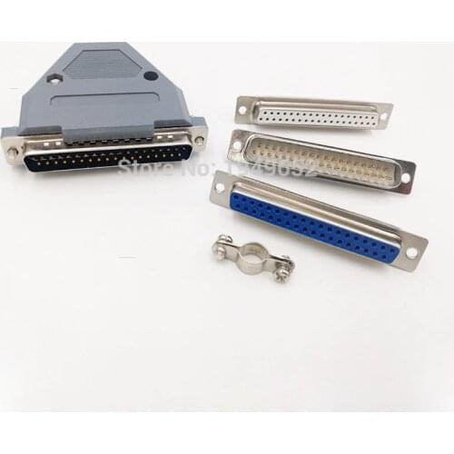 DB37 VGA plug Parallel Port 2row D sub connector 37hole/pin male&female