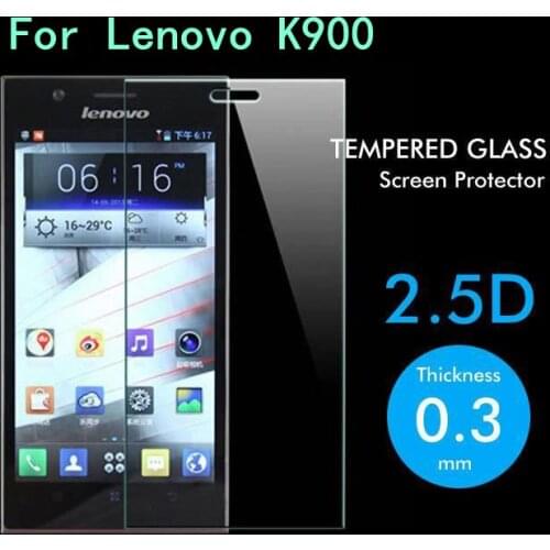 ShuiCaoRen For Lenovo K900 Tempered Glass Original Protective Film Explosion-proof Screen Protector for Lenovo K900 cell phone