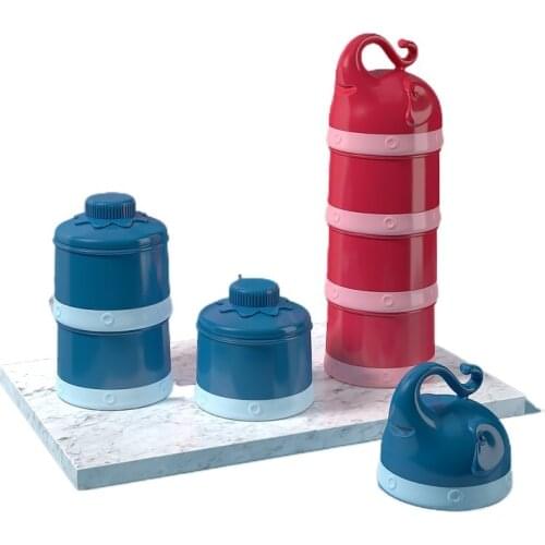 Milk Powder Box Baby Portable Outfitting Milk Powder Can Large Capacity Storage Box Baby Milk Container Snacks Baby Essentials