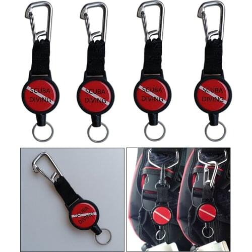 4x High Strength Scuba Dive Gear Retractor Diving Gear Fins Light Holder