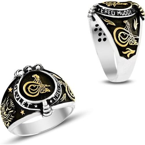 925 Silver Handmade Special Desing Khalif Ring