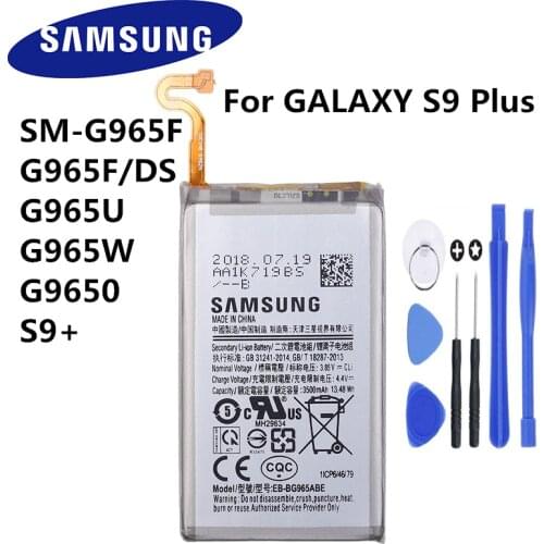 AMSUNG Original S9 Plus Phone Battery EB-BG965ABE For Samsung Galaxy S9 Plus S9+ SM-G965F G965F/DS G965U G965W G9650 +Tools