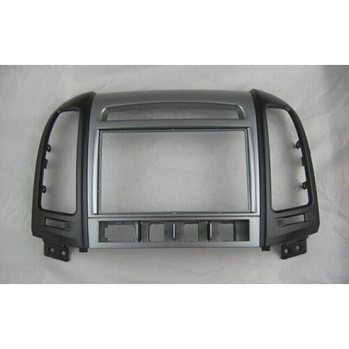 Car Fascias Stereo Radio Audio Panel Navi Frame Dash Kit For Hyundai Santa Fe High Configuration Version 2011
