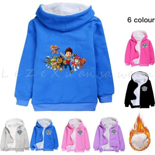 Paw Patrol cartoon hoodie baby girl sweatshirt Children Clothing kids hoodies clothes boys cotton costume christmas t shirt