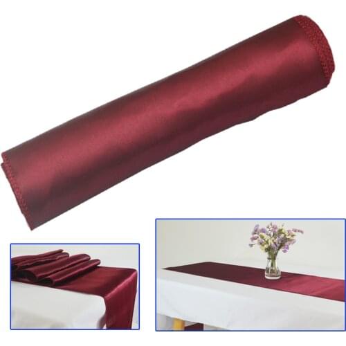 30x275cm Satin Table Runners For Wedding Party Modern Home Gold/Royal blue Table Runners Birthday Christmas cloth Decorations