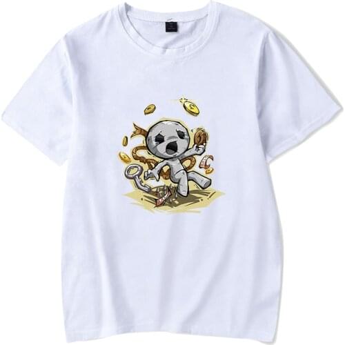 The Binding of Isaac Print Spring Summer Holiday Street Graffiti Style MenWomen street Streetwear T-shirt Hip hop Punk style
